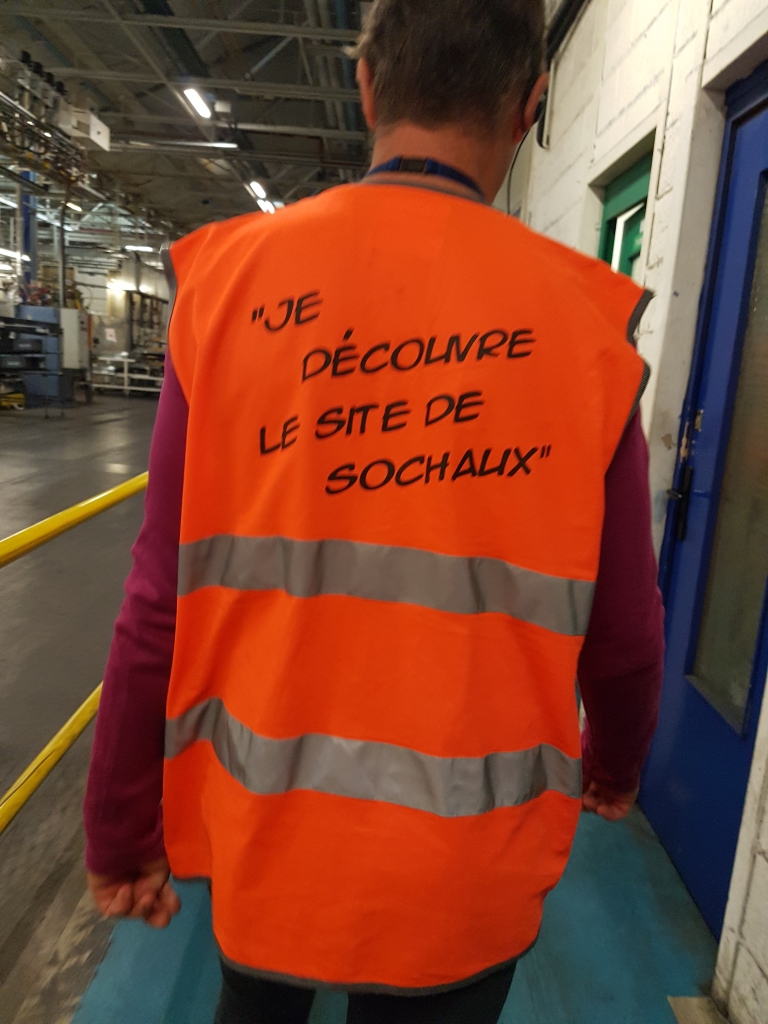 je découvre le site PSA de Sochaux